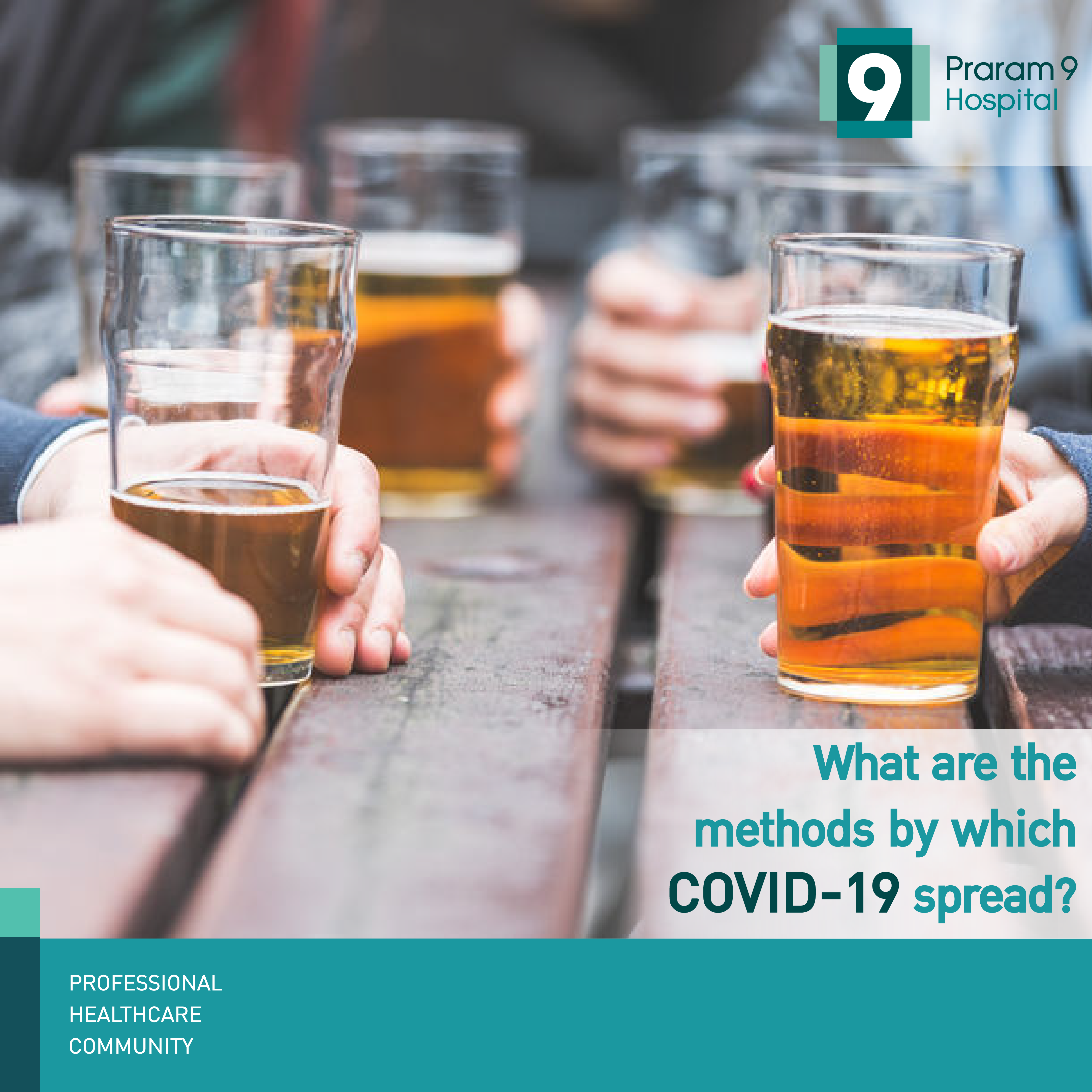 What are the methods by which COVID-19 spread
