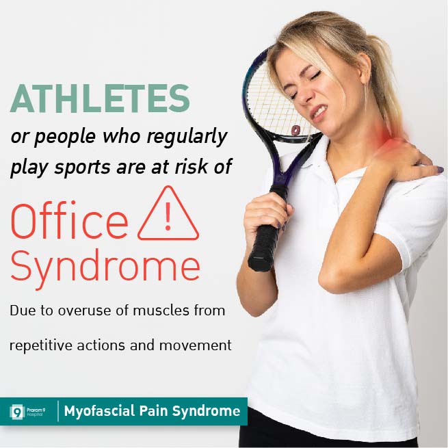 Athletes are risk of office syndrome