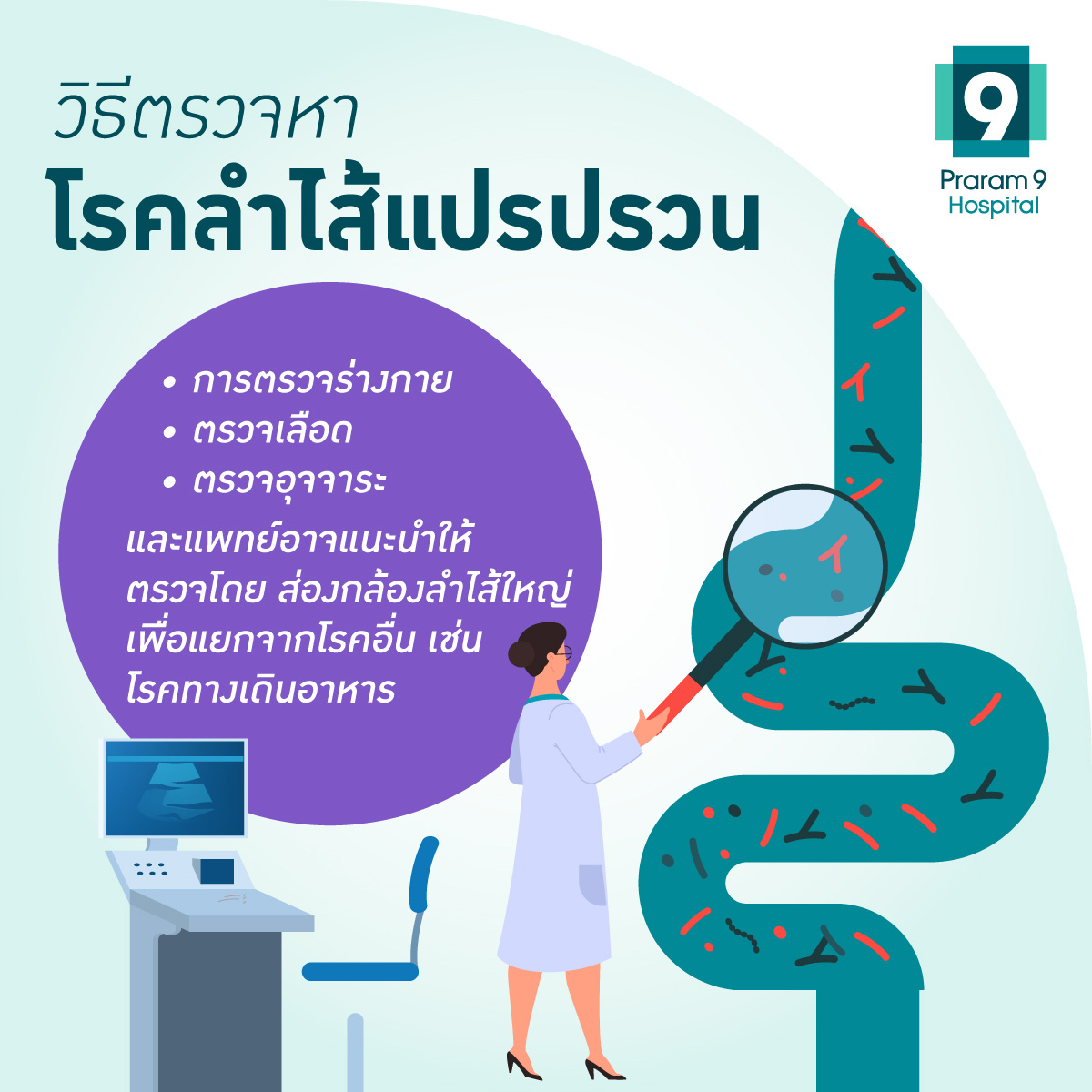 ลำไส้แปรปรวน ตรวจวินิจฉัย