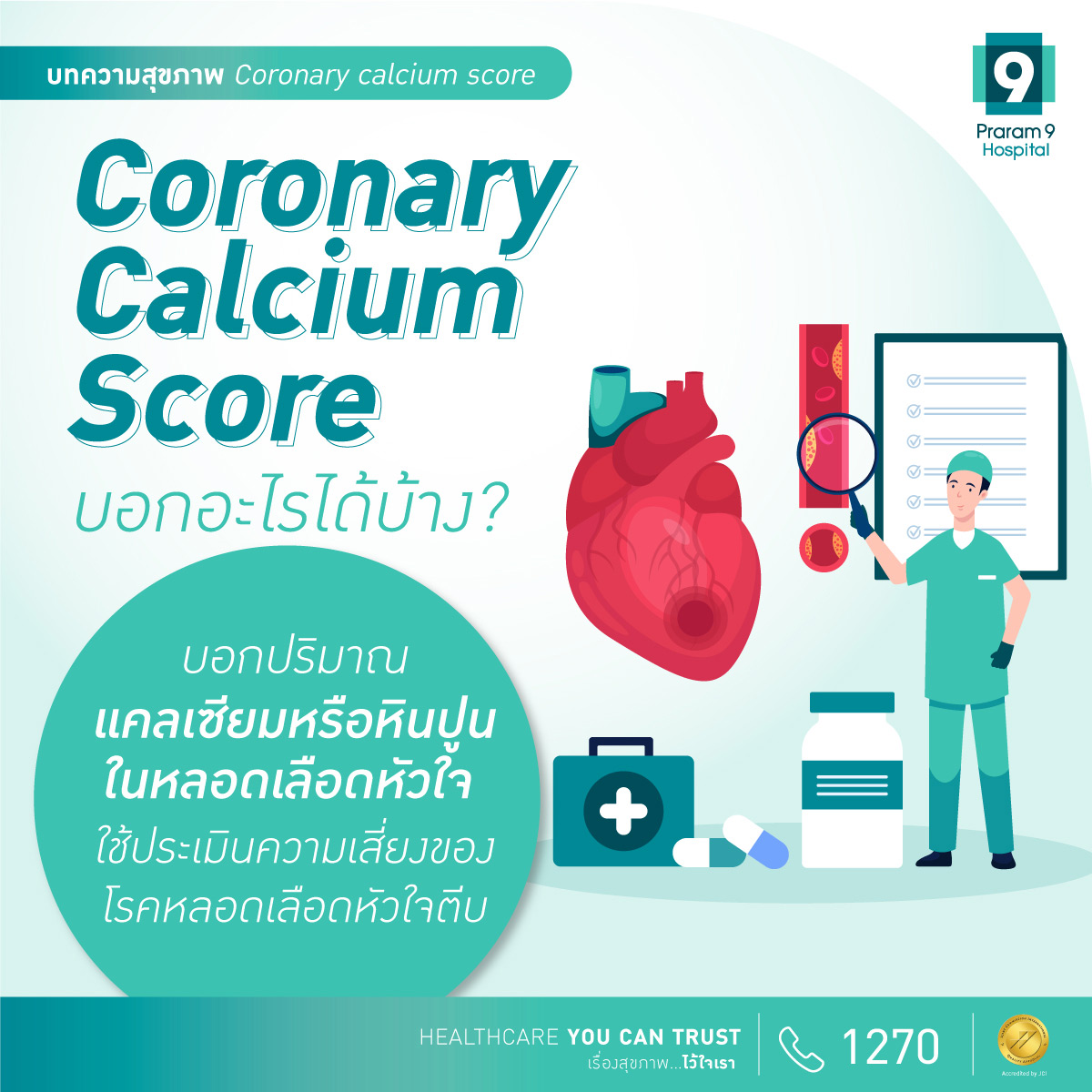 Coronary calcium score บอกอะไรได้บ้าง?
