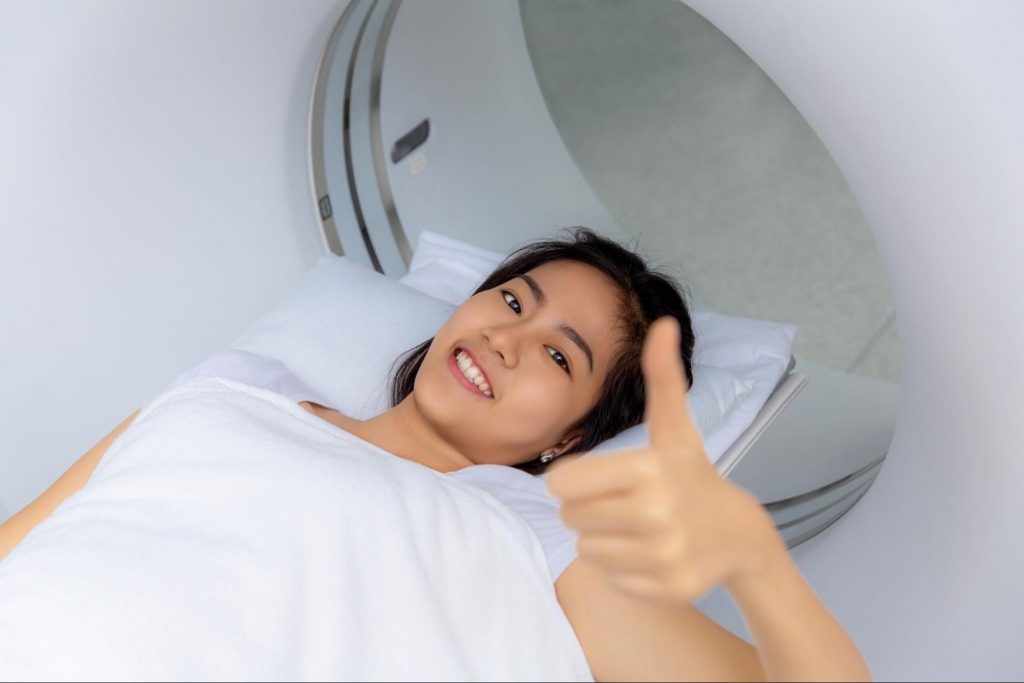 หลังทำ MRI scan